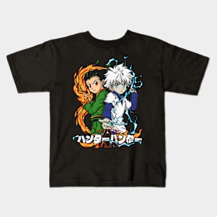 hunter x, hunterxhunter, hunter x hunter, killua, feitan, hisoka, kurapika, leorio, pitou, sparkle, gon Kids T-Shirt